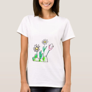T-Shirt - blommor