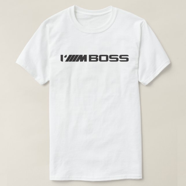 T-Shirt BMW ///M "I'///M BOSS" (Design framsida)