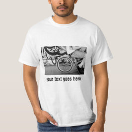 T-Shirt BMX-cykelskrik park graffiti svart