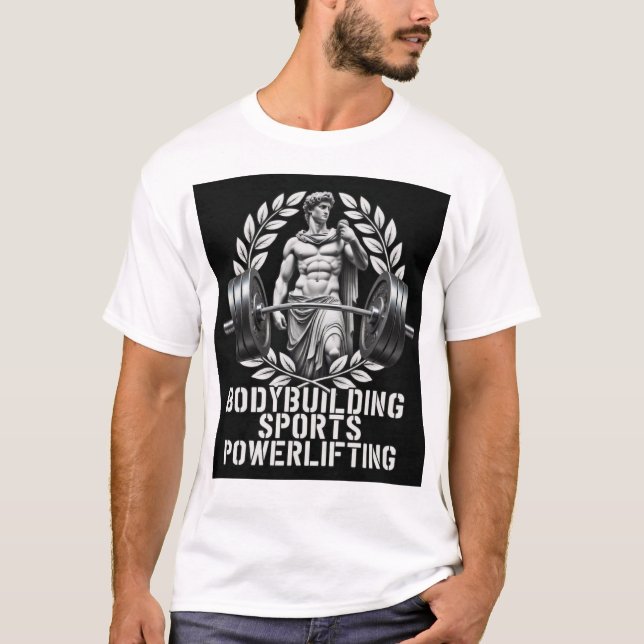 T-shirt body building (Framsida)