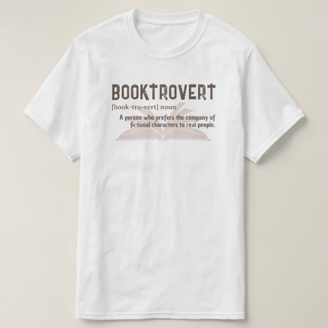 T-shirt - Booktrovert (Design framsida)