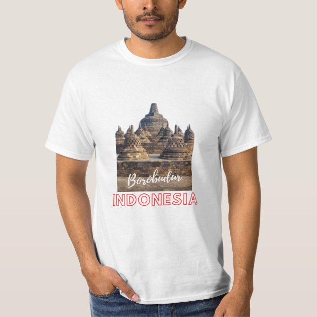 T-Shirt borobudur Indonesia (Framsida)