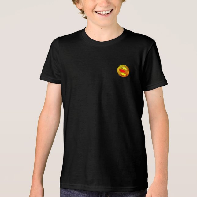 T-Shirt BOY S BELLA TRI BLEND ART DESIGN (Framsida)