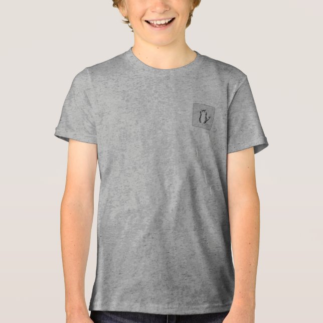 t shirt BOYS LITTLE CAT DESIGN (Framsida)