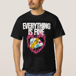 T-shirt-brandhjärta T Shirt