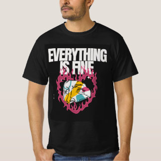T-shirt-brandhjärta T Shirt