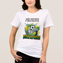T-shirt Brasil På väg mot Hexa - Det spelar ingen 