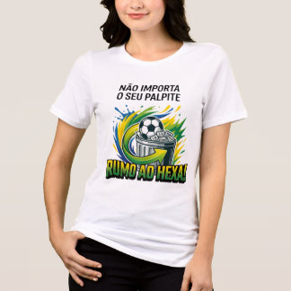 T-shirt Brasil På väg mot Hexa - Det spelar ingen