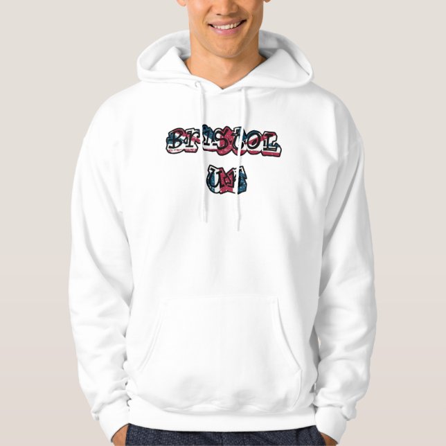 T-Shirt Bristol Storbritannien Hoodie (Framsida)