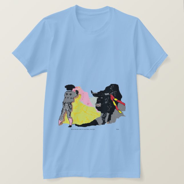 T-SHIRT: BULL FIGHTER T SHIRT (Design framsida)