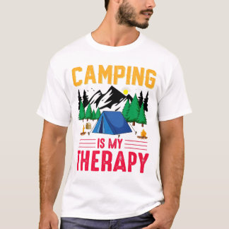 T-shirt Camping är min terapi