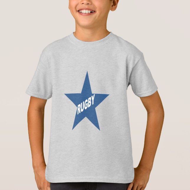 T-shirt cendre enfants  ETOILE RUGBY  (Framsida)