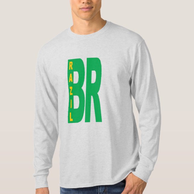T-shirt cendre homme   BRAZIL (Framsida)