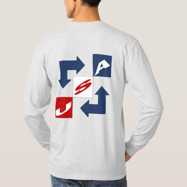 T-shirt   cendre homme DESIGN  USA  (Baksida)