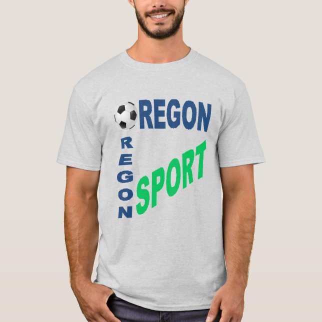 T-shirt cendre homme  OREGON  SPORT  (Framsida)