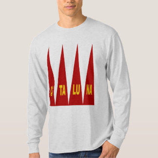 T-shirt cendre manches longues pour homme CATALUNA