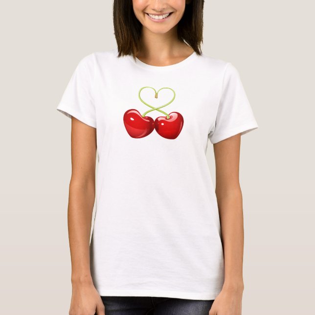 t-shirt "cerise-coeur" (Framsida)