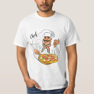 T-shirt chef pizzaiolo italien