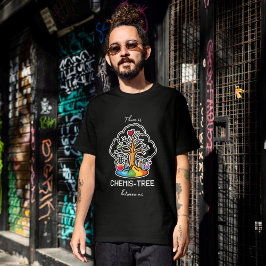 T-shirt CHEMIS-TREE between us arbre blanc noir