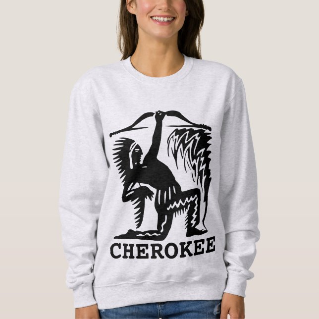 T-SHIRT CHEROKEE INDIAN TRÖJOR (Framsida)