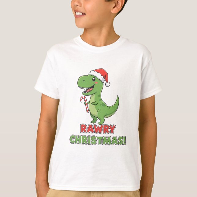 T-Shirt Christmas Dino (Framsida)