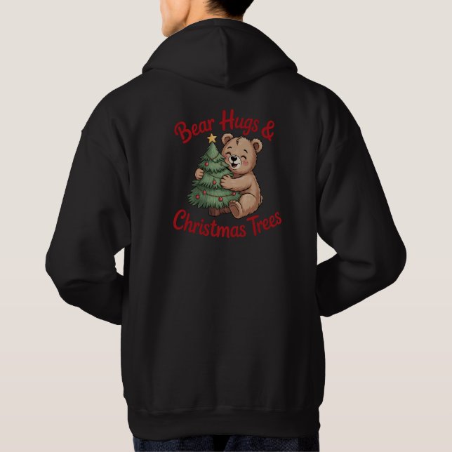 T-Shirt Christmas Festival, Little Bear plays Chri Hoodie (Baksida)