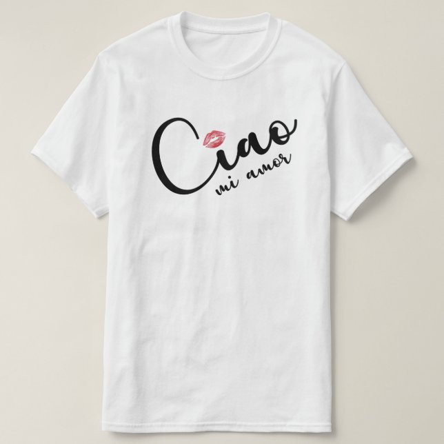 T-shirt - Ciao mi kärlek (Design framsida)