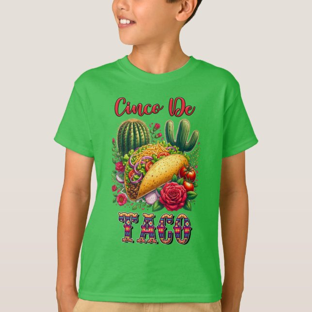 T-Shirt- Cinco De Mayo T Shirt (Framsida)