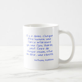 T-shirt Citation Anthony Robbins Il y a dans chaqu Kaffemugg