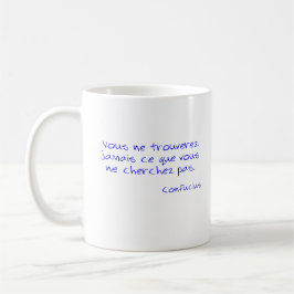 T-shirt Citation Confucius Vous ne trouverez jamai Kaffemugg