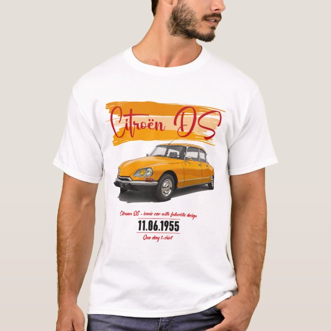 T-Shirt Citroën DS (Framsida)