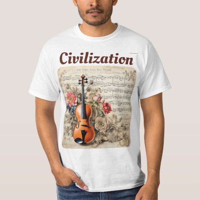 T-shirt — Civilization (Framsida)