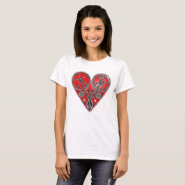 T-shirt Cœur Mécanique Vélo