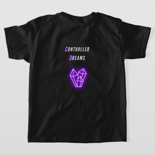 T-Shirt Controller Dreams (Laydown Baksida)