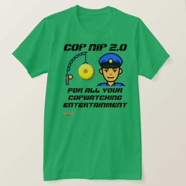 t-shirt ’COP NIP 2.0’ (Design framsida)