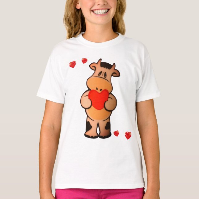 T-Shirt Cow friend  (Framsida)