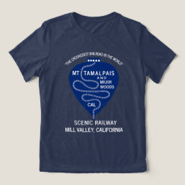 T-Shirt Crookedest Railroad Mt Tamalpais