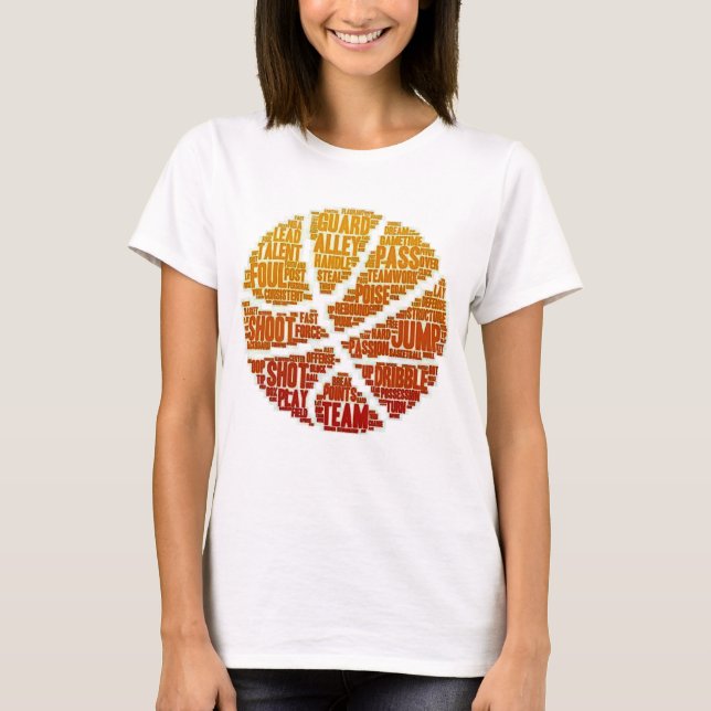 T-Shirt Customize Womens Basketball Team (Framsida)