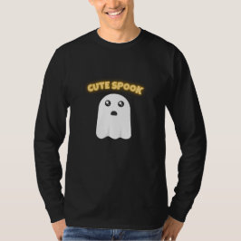 T-Shirt Cute Spook | Minimalist Kawaii Ghost Hallo