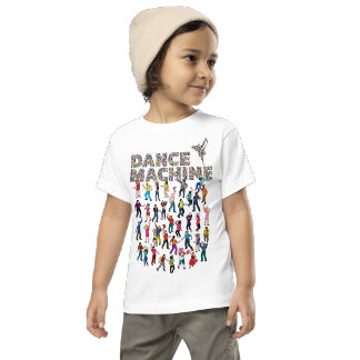 T-Shirt Dance Maskin Colorful People Illustration