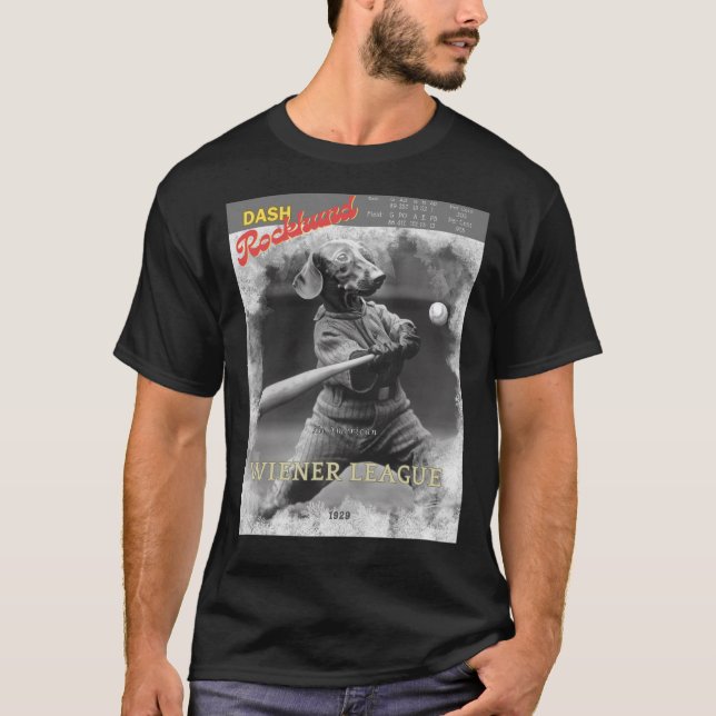 T-shirt Dash Rockhund Base boll (Framsida)