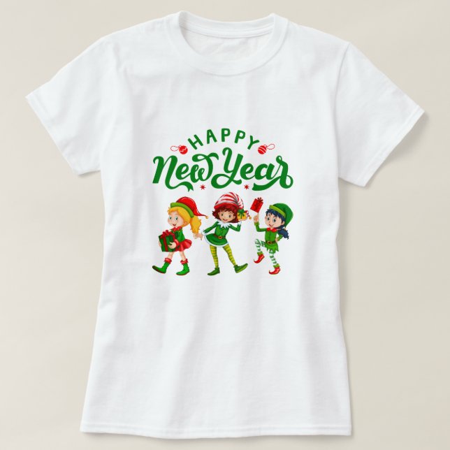 t-shirt de femme pour Noël . Merry Christmas (Design framsida)