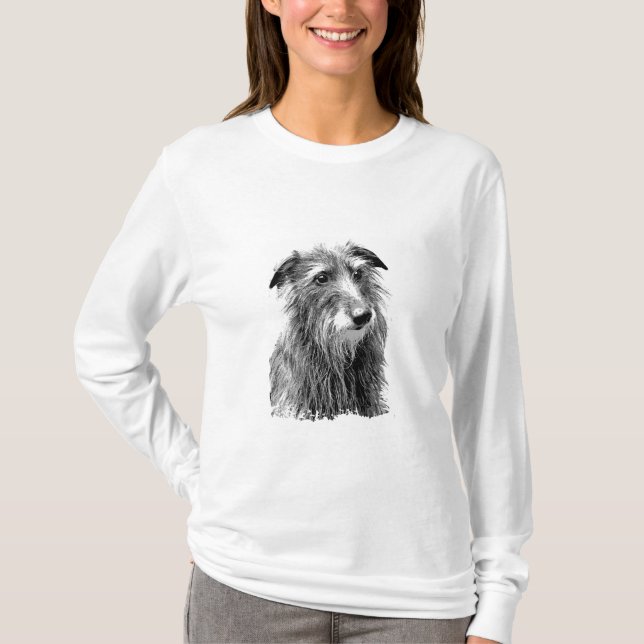 T-shirt Deerhound (Framsida)