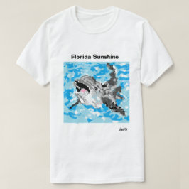 T-shirt: Delfin på lek T Shirt