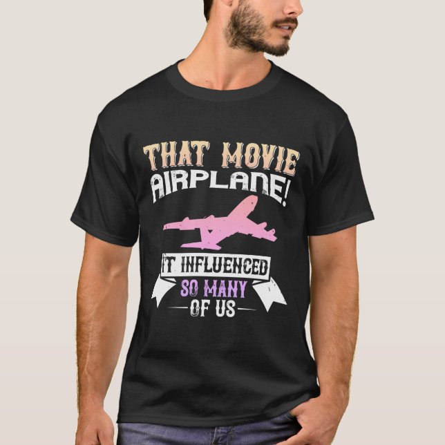 T-shirt den filmen - 'Flygplan!' - den har påverka (Framsida)