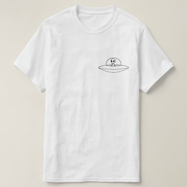 T-shirt design alien (Design framsida)