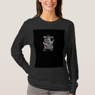 T-shirt design av ängel