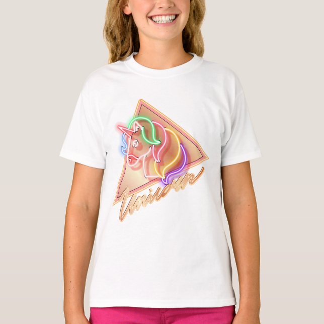 T-shirt design av enhörning (Framsida)