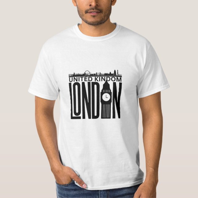 T-shirt design av Förenade kungariket  (Framsida)