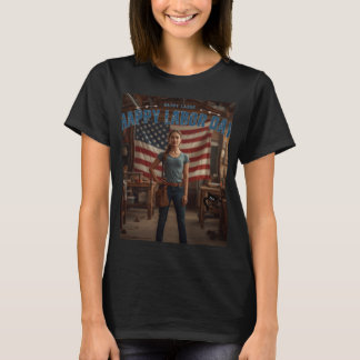 T-shirt design av glad arbetsdag